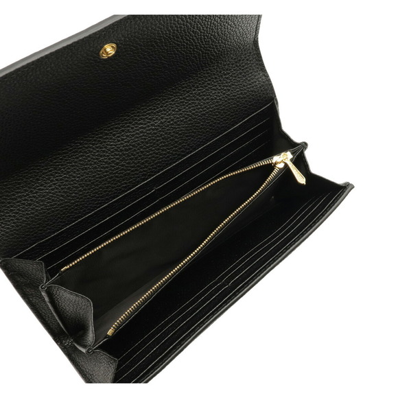 Gucci Zumi Continental Wallet Leather Black - Picture 4 of 5